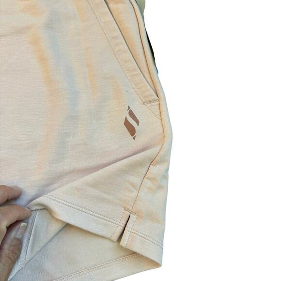 Skechers Skechluxe Go Lounge French Terry Comfy Pale Pink Shorts‎ Womens 2XL NWT - Picture 3 of 11